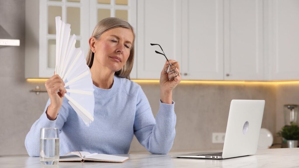 Mulher na menopausa